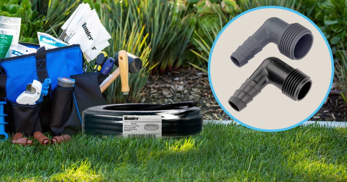 Hunter Spiral Barb Elbows Nelson Irrigation Australia